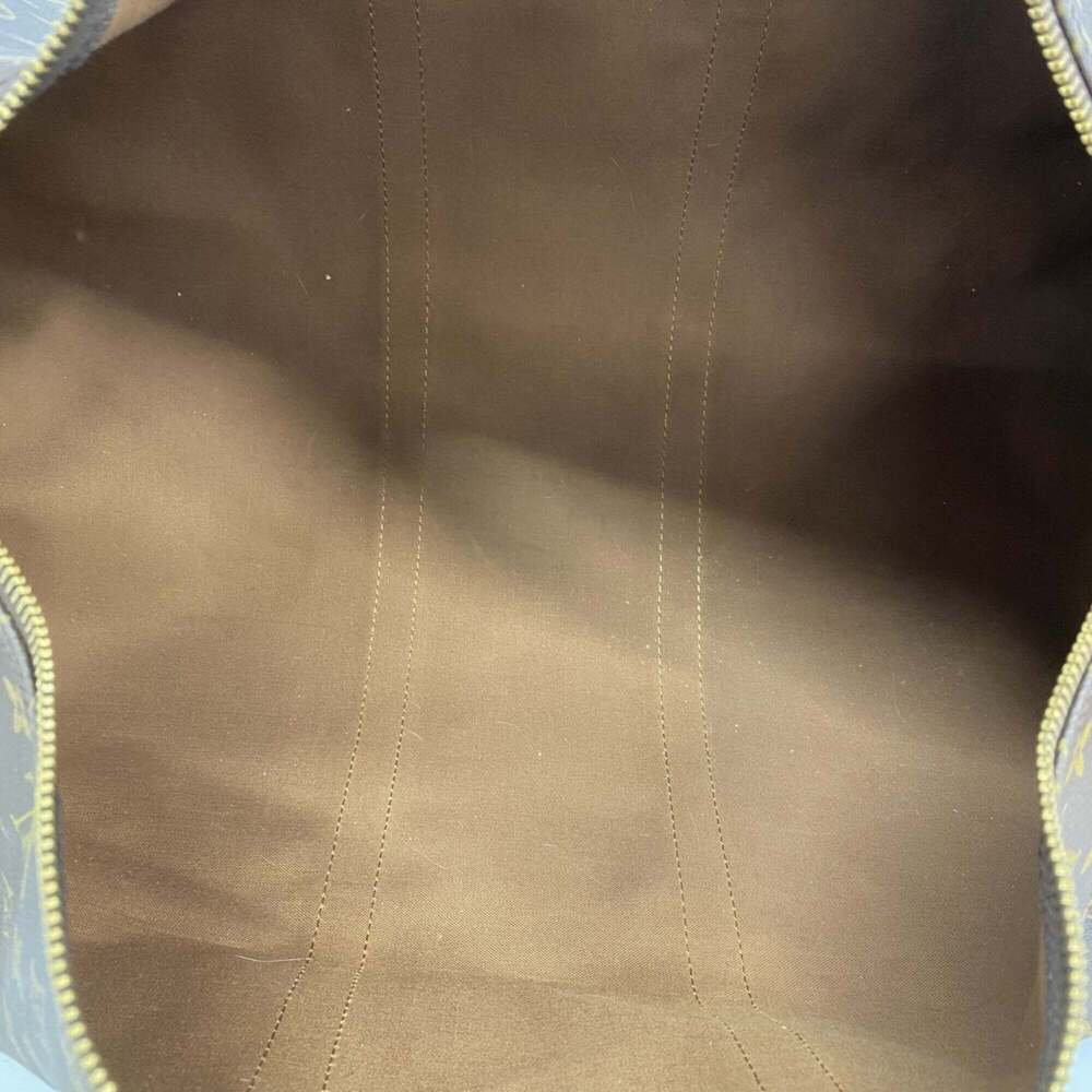 LOUIS VUITTON Brown Monogram Keepall 55 Boston Bag - Picture 4 of 12